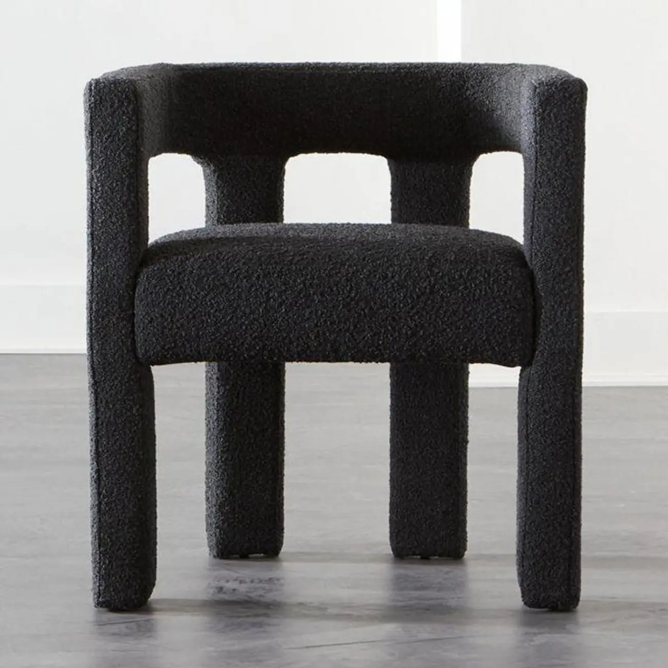 Modern Sherpa Upholstery Arm Chair for Living Room Image - 7 | homeyfad