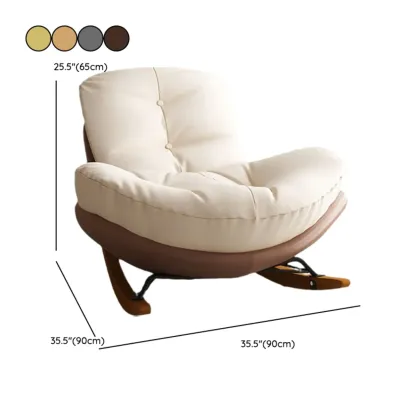 Modern Upholstered Rocking Chair for Stylish Living Rooms Image - 18