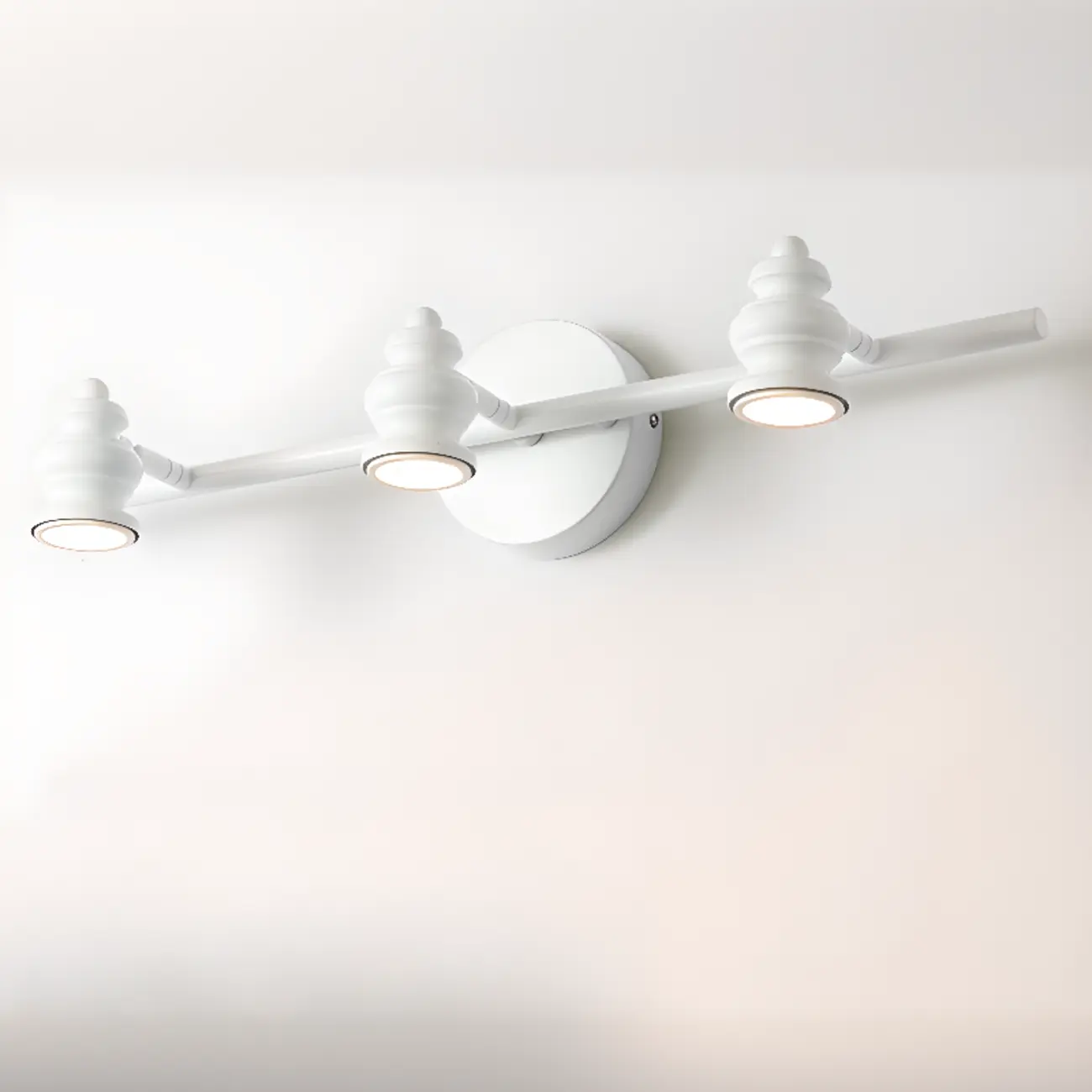Large 4-Light Bathroom Vanity Light Fixture with Bi-pin Bulb Image - 10 | homeyfad