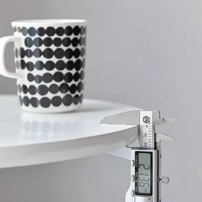 Round Wood End Table for Living Room with 3 Metal Legs Image - 10