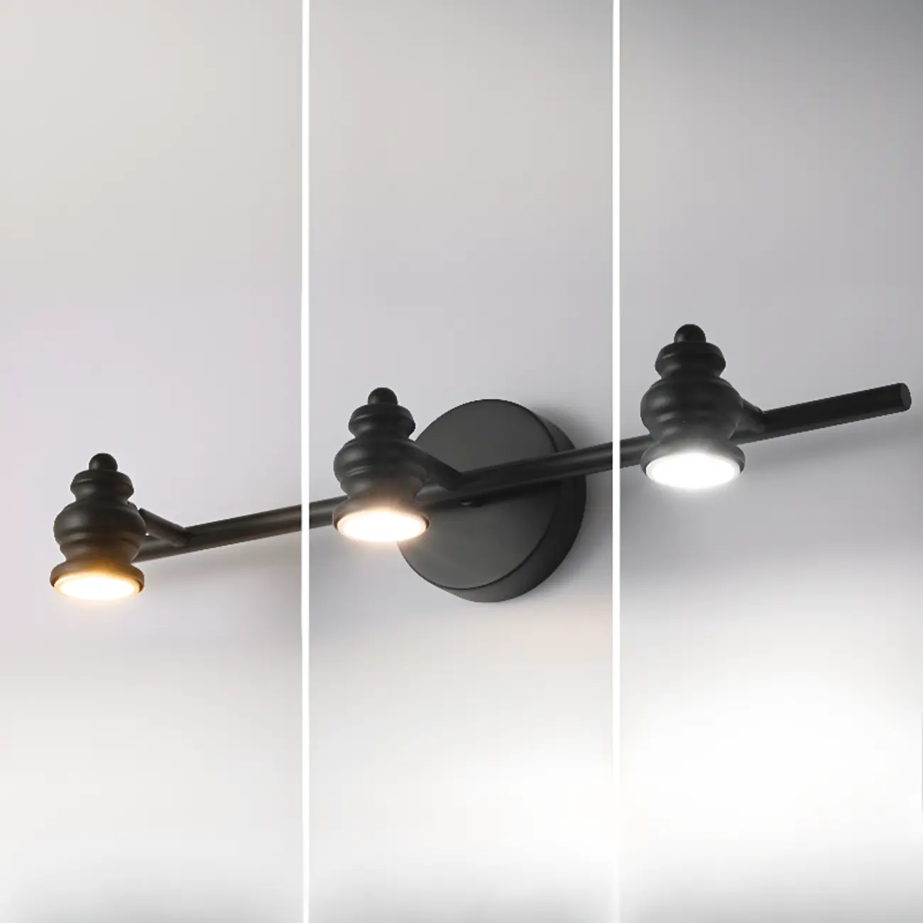 Large 4-Light Bathroom Vanity Light Fixture with Bi-pin Bulb Image - 12 | homeyfad