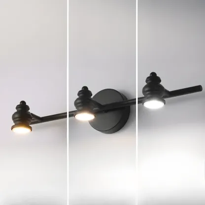 Large 4-Light Bathroom Vanity Light Fixture with Bi-pin Bulb Image - 12