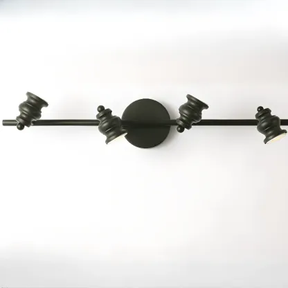 Large 4-Light Bathroom Vanity Light Fixture with Bi-pin Bulb Image - 13