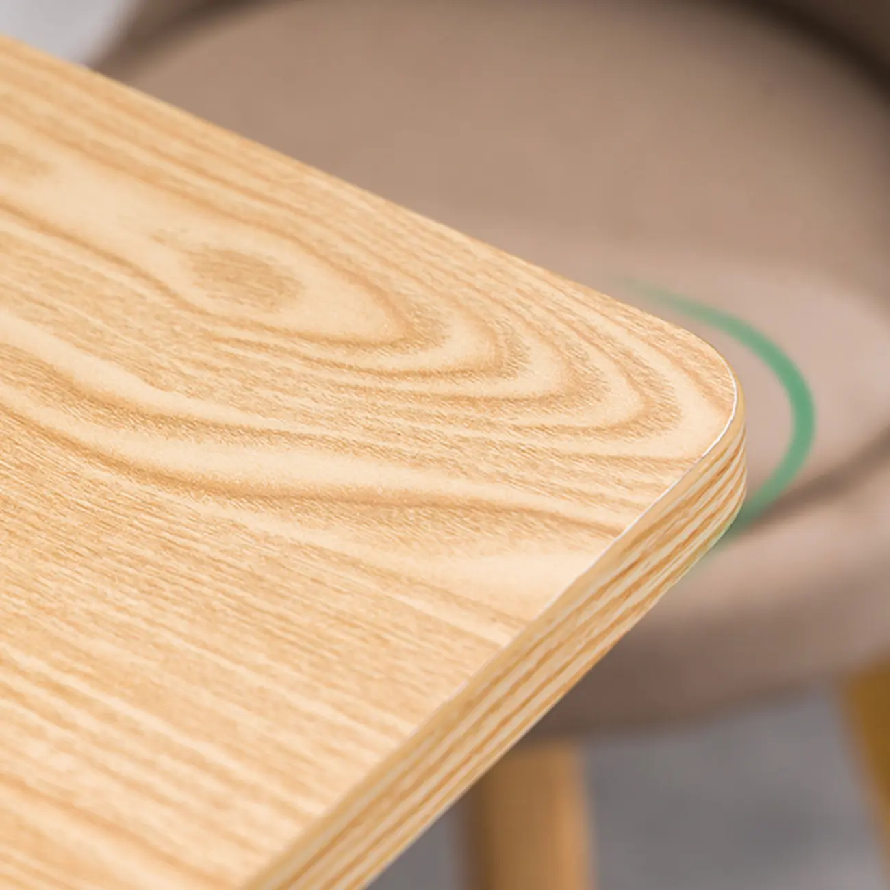 Nordic Wooden Rectangle Bar Table with Footresst for Living Room Image - 10 | homeyfad