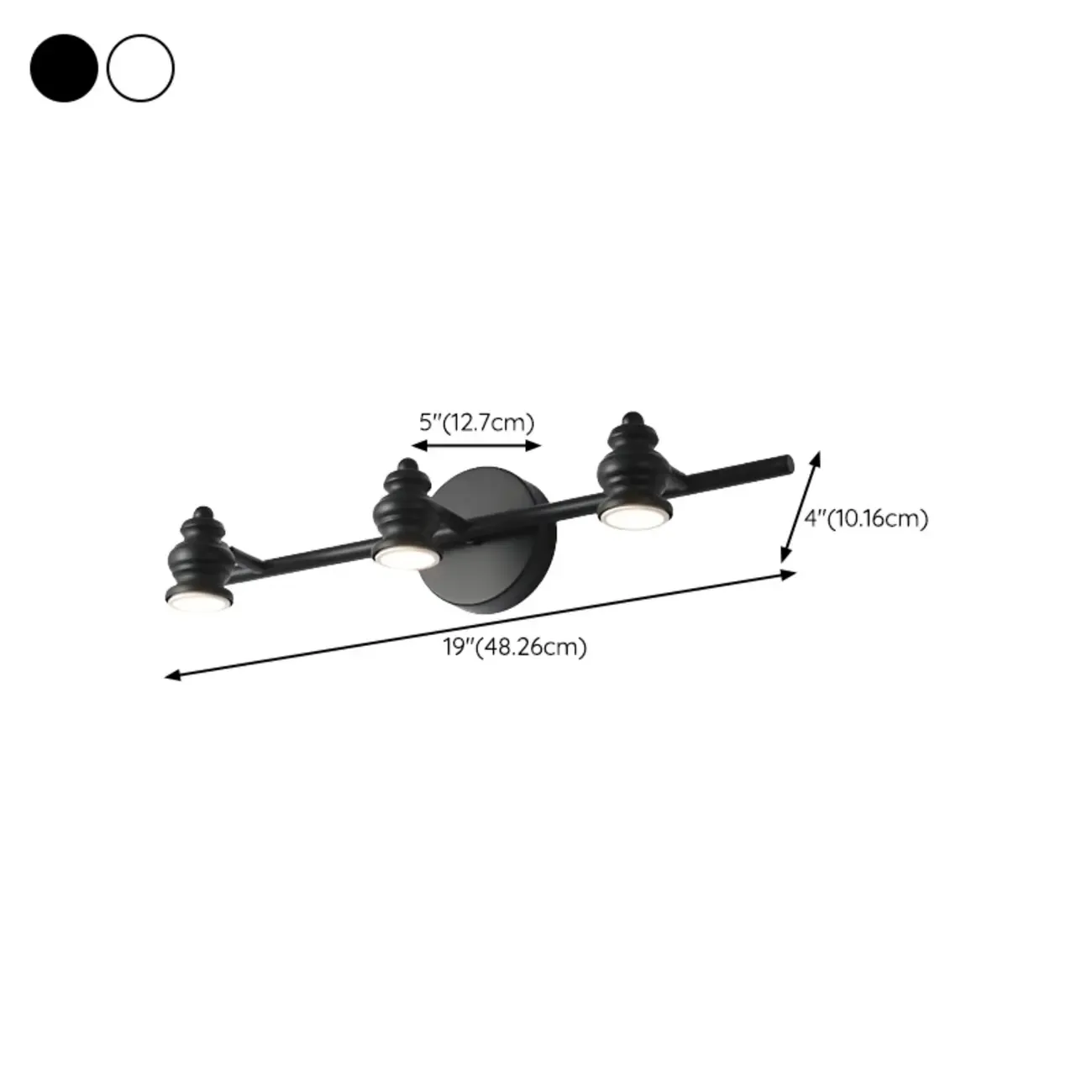 Large 4-Light Bathroom Vanity Light Fixture with Bi-pin Bulb Image - 16
