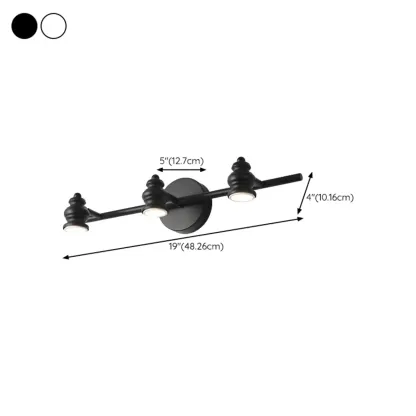 Large 4-Light Bathroom Vanity Light Fixture with Bi-pin Bulb Image - 16