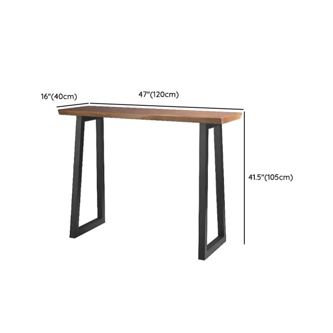 Rustic Wood Bar Table with Double Pedestal for Home Gatherings Image - 13