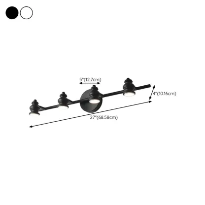 Large 4-Light Bathroom Vanity Light Fixture with Bi-pin Bulb Image - 17