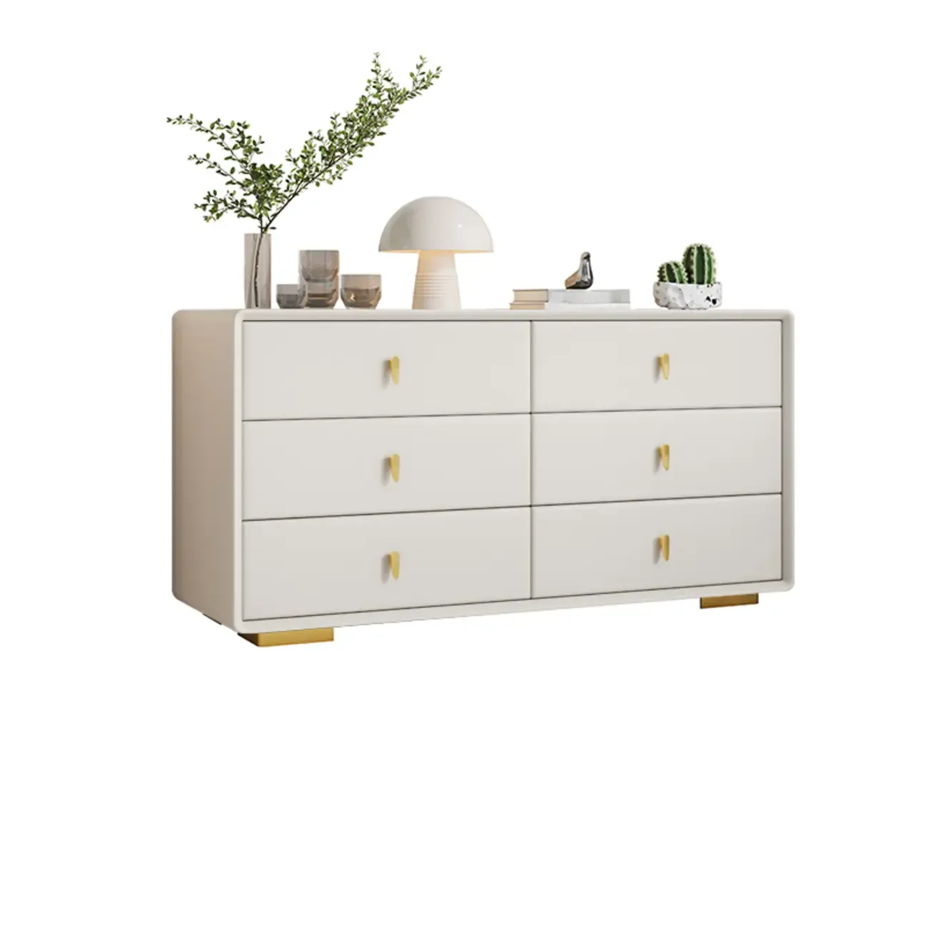 Modern Wood Dresser with Drawers for Bedroom Image - 2