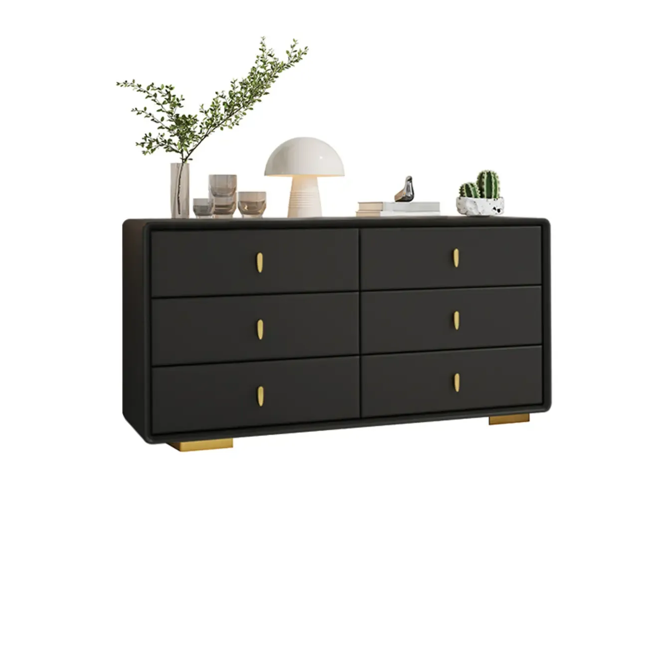Modern Wood Dresser with Drawers for Bedroom Image - 3