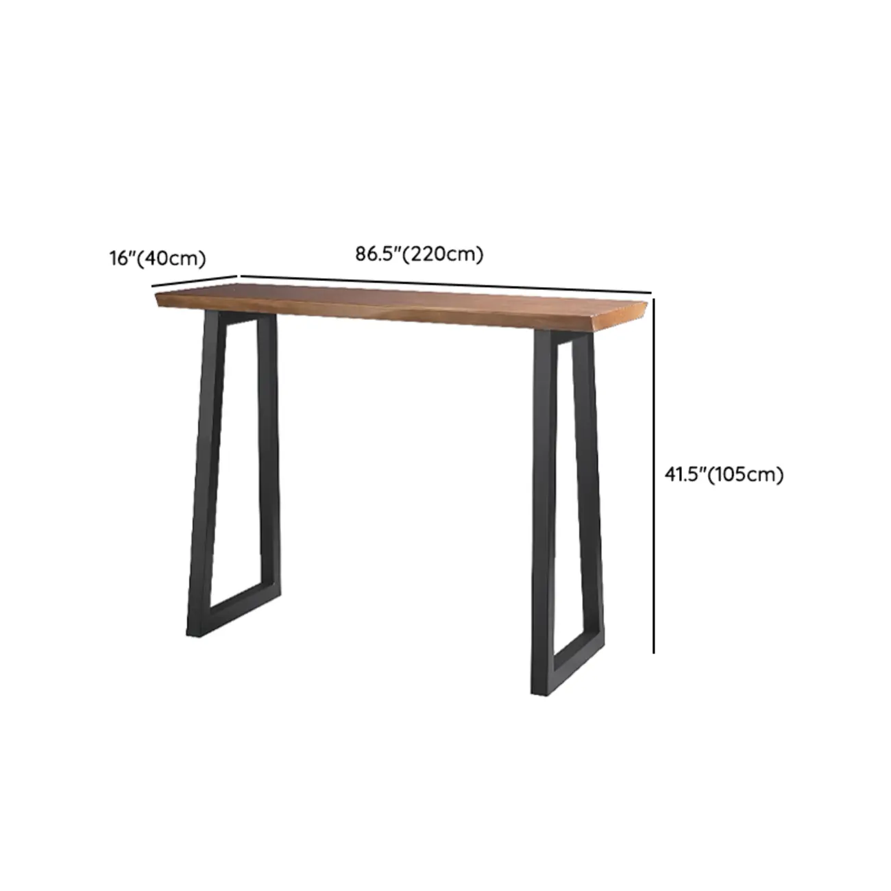 Rustic Wood Bar Table with Double Pedestal for Home Gatherings Image - 18 | homeyfad