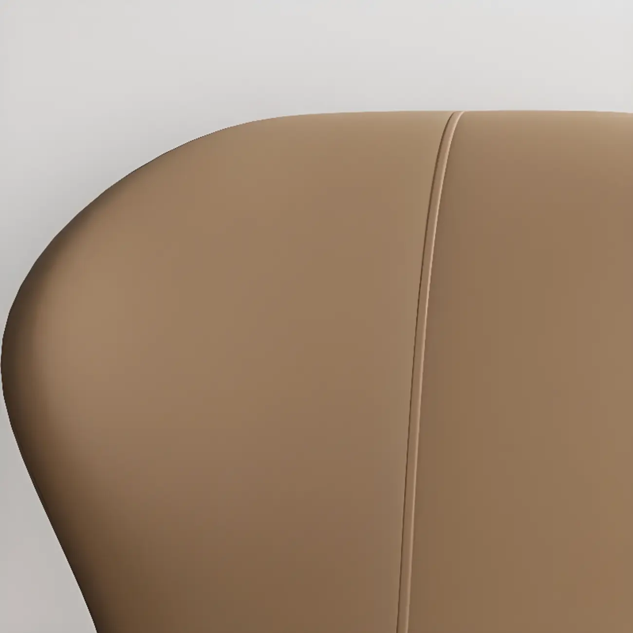 Modern Wingback Faux Leather Upholstered Dining Chair Image - 29 | homeyfad