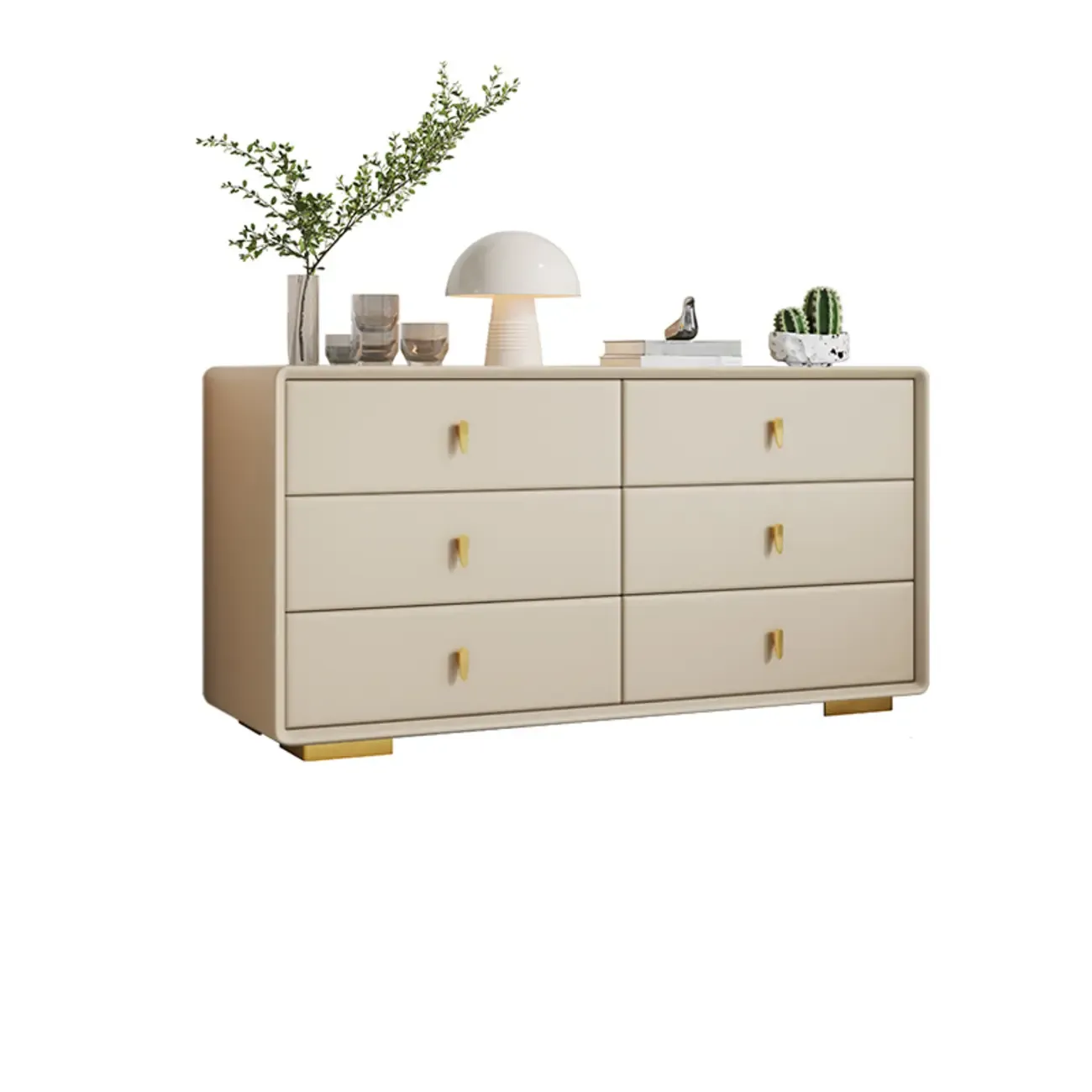 Modern Wood Dresser with Drawers for Bedroom Image - 6
