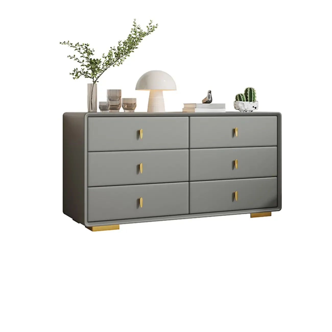 Modern Wood Dresser with Drawers for Bedroom Image - 7