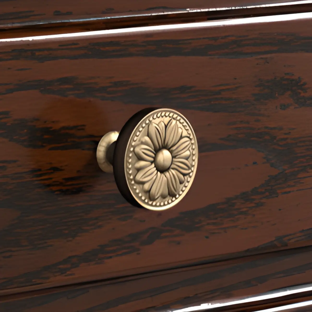 Modern Dark Wood Lingerie Chest with Elegant Design Image - 6 | homeyfad