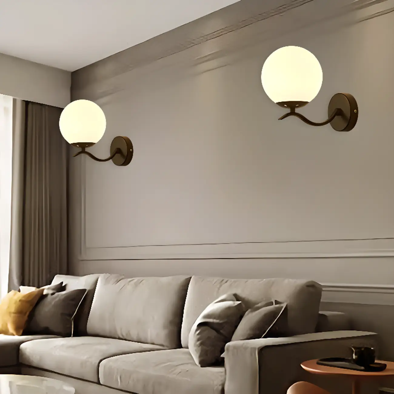 Modern Vintage Globe Vanity Light Fixture for Bathroom Decor Image - 2 | homeyfad