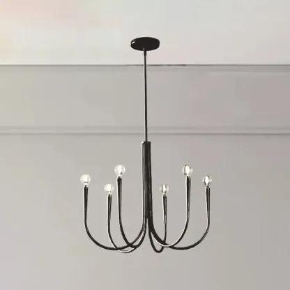 Mid-Century Branch Ceiling Chandelier with Adjustable Height