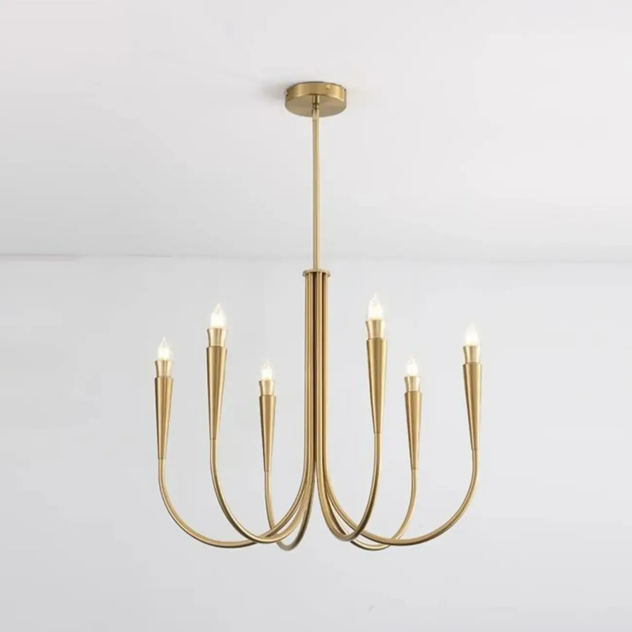 Mid-Century Branch Ceiling Chandelier with Adjustable Height