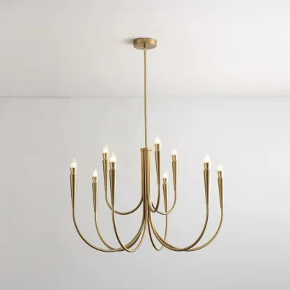 Mid-Century Branch Ceiling Chandelier with Adjustable Height