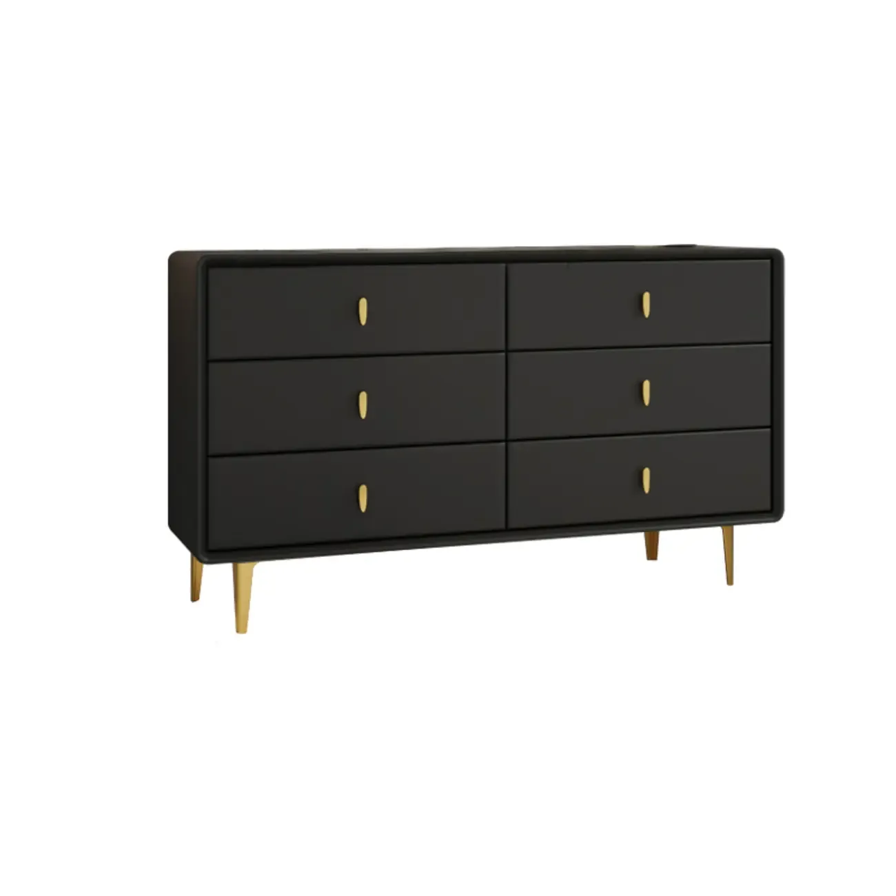 Modern Wood Dresser with Drawers for Bedroom Image - 14