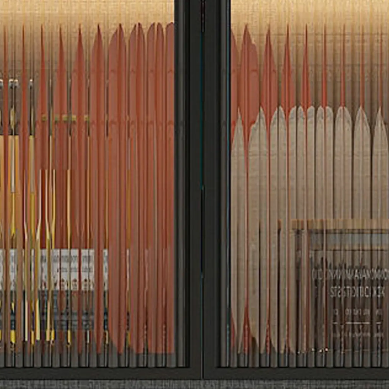 Modern Wood Wall-Mounted Display Cabinet with Glass Image - 17 | homeyfad