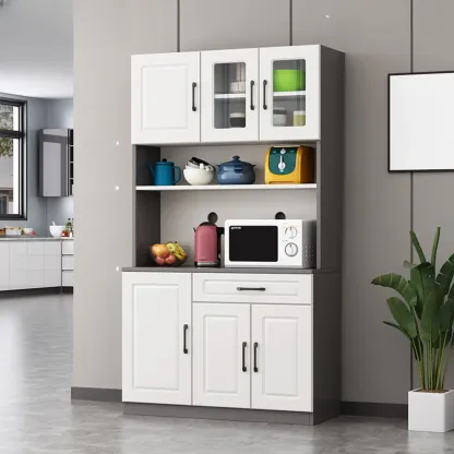 Childlike wooden Display Cabinets for Kitchen Image - 9