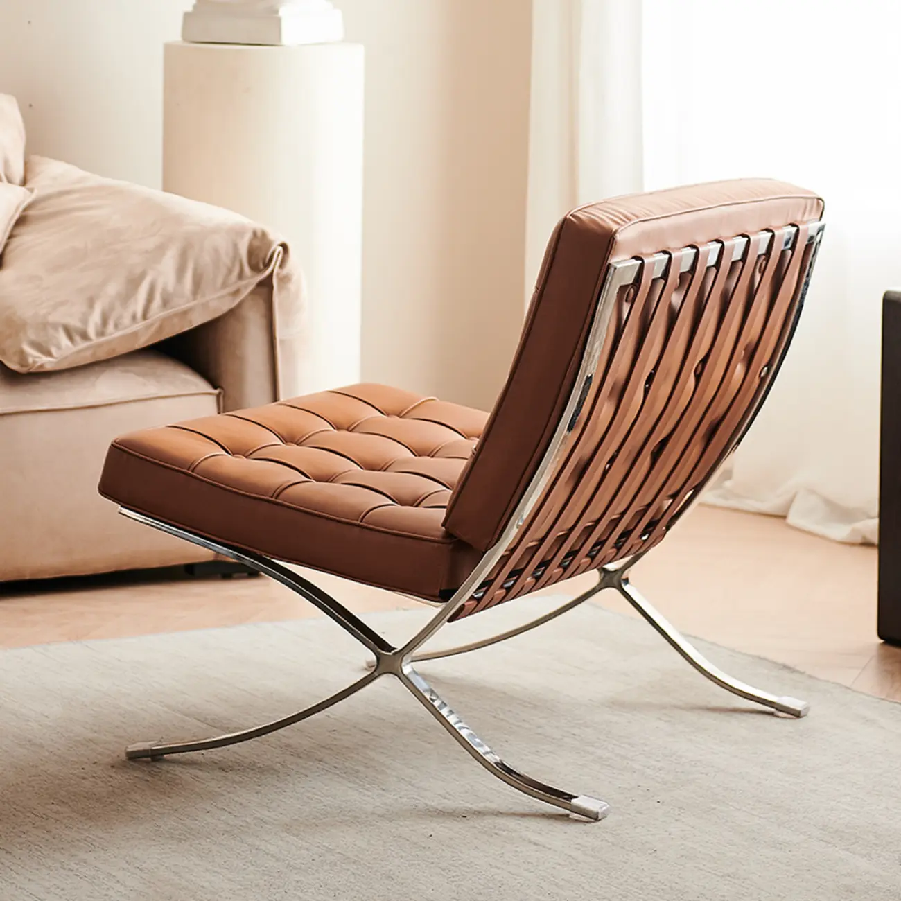Modern Nappa Reclining Lounge Chair Image - 6 | homeyfad