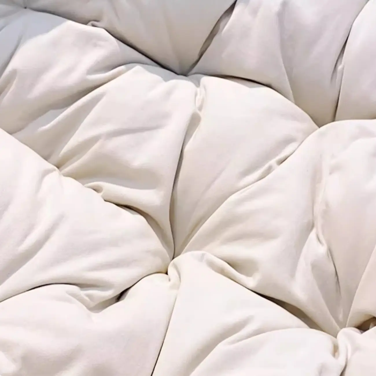 Upholstered Armless Rocking Chair with Cushion for Living room Image - 11 | homeyfad