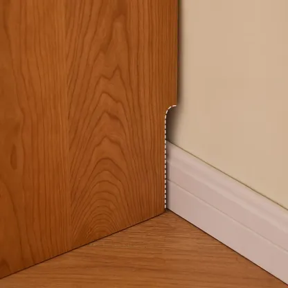 Traditional Wooden Open Display Cabinet with Storage for Living Room Image - 16