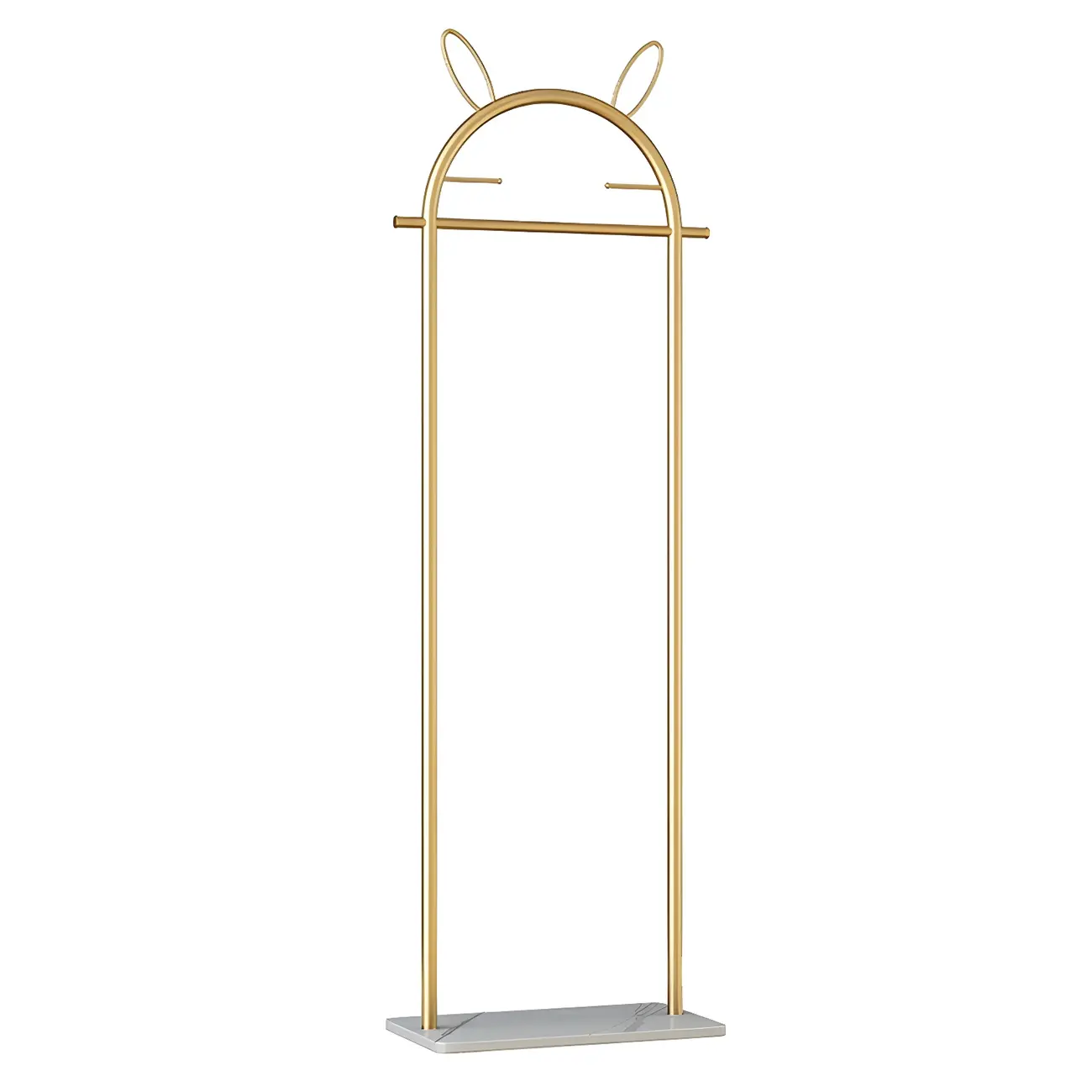 Modern Metal Coat Rack with Hooks & Shelf Image - 20 | homeyfad