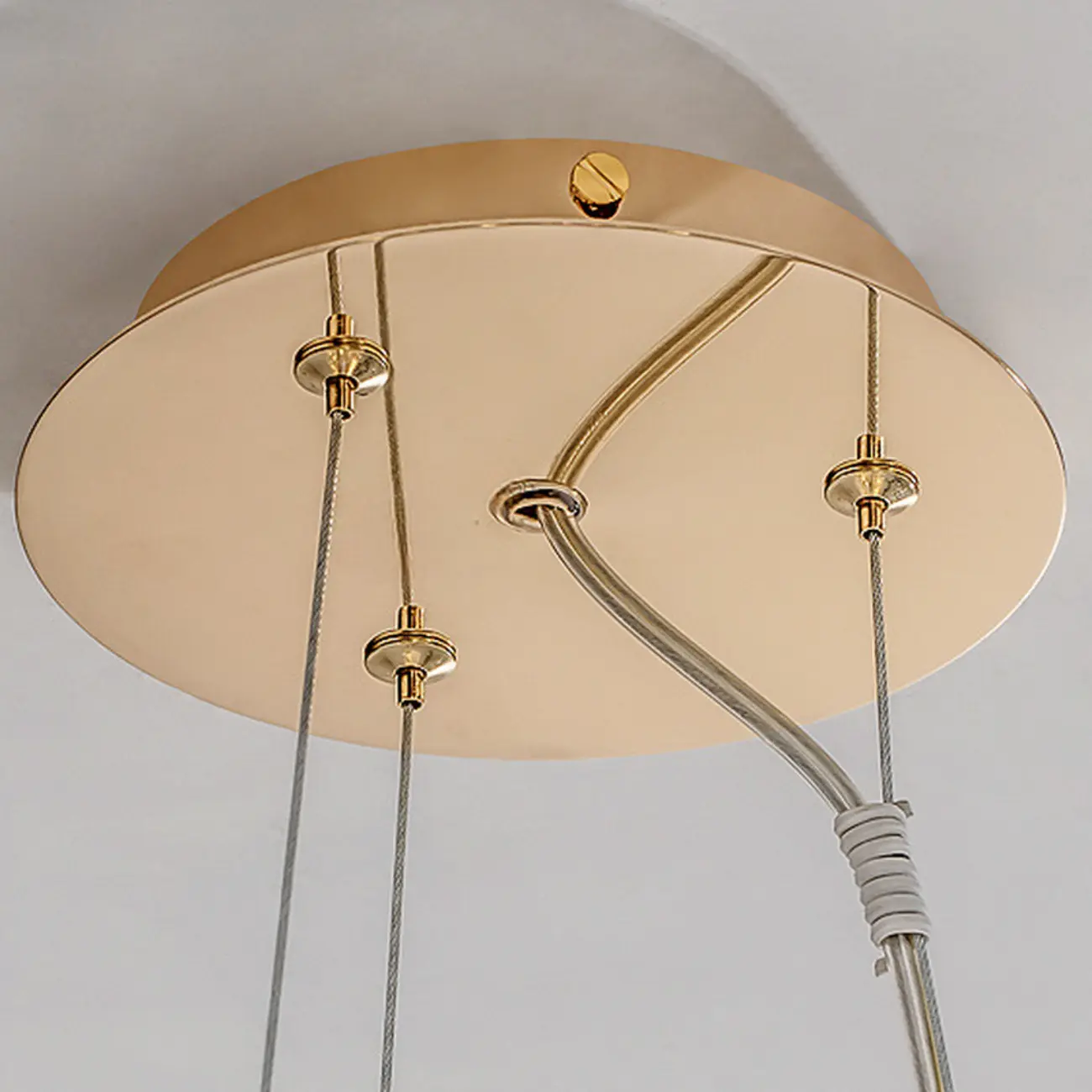 Luxury Crystal Round Chandelier with Geometric Design Image - 12 | homeyfad