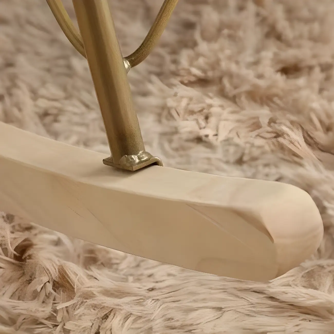 Modern Upholstered Rocking Chair with Optional Ottoman Image - 9 | homeyfad