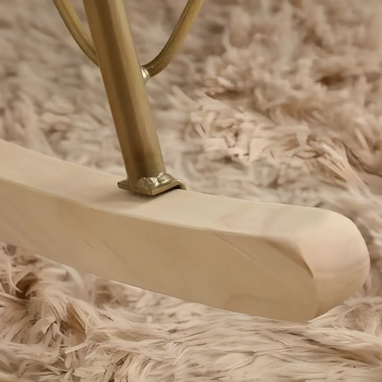 Modern Upholstered Rocking Chair with Optional Ottoman Image - 9