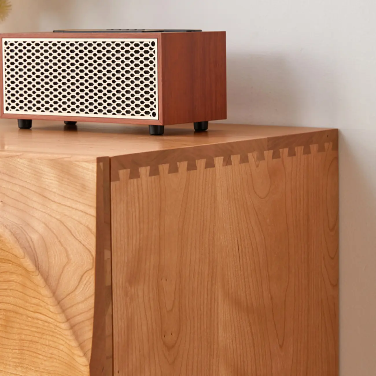 Modern Cherry Wood Lingerie Chest for Bedroom Image - 4 | homeyfad