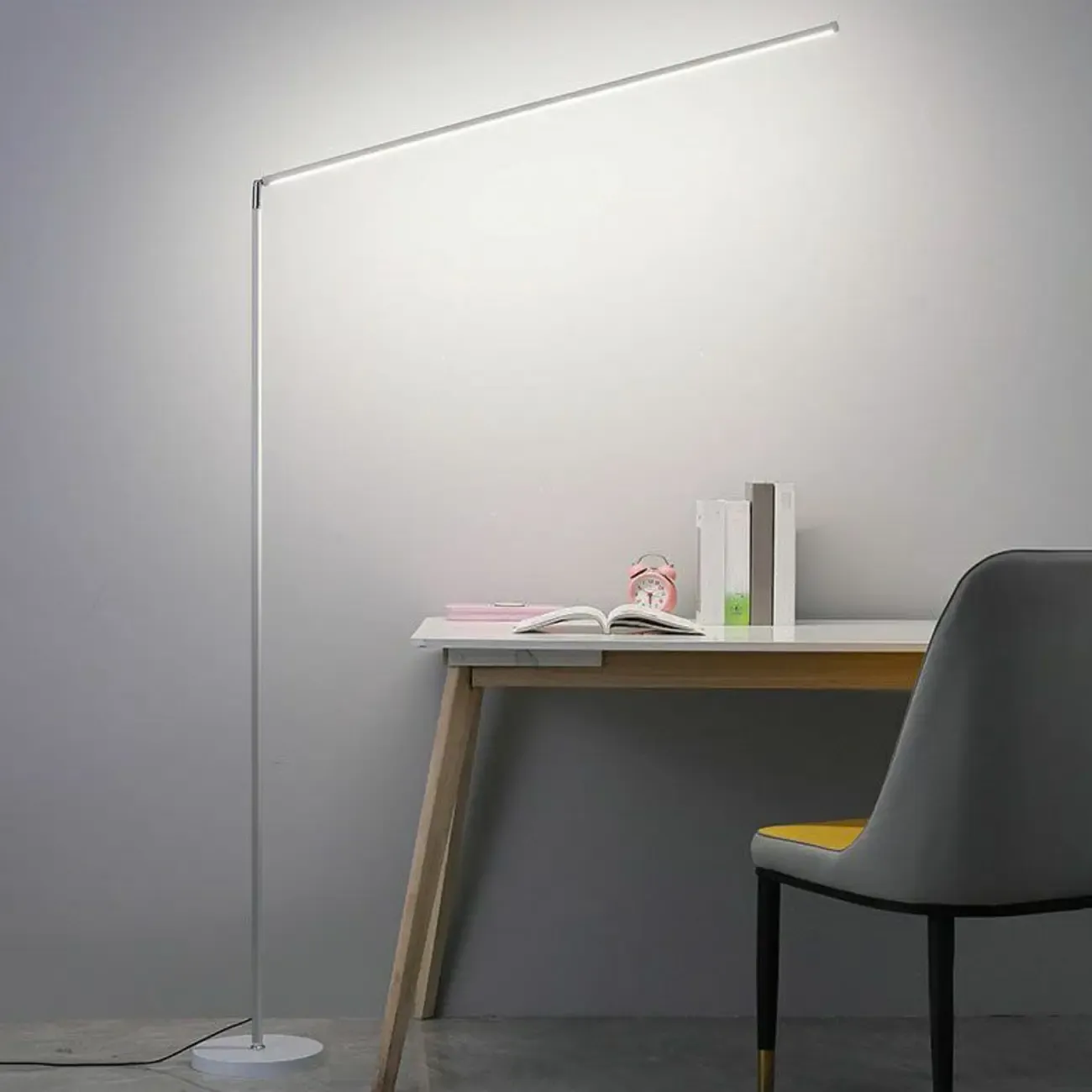 3 Color Temperature Dimmable LED Floor Lamp for Reading Image - 1