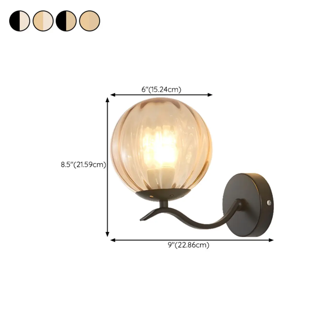 Modern Vintage Globe Vanity Light Fixture for Bathroom Decor Image - 28 | homeyfad