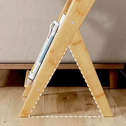 Glass Top Side Table with Magazine Rack for Living Room Image - 15