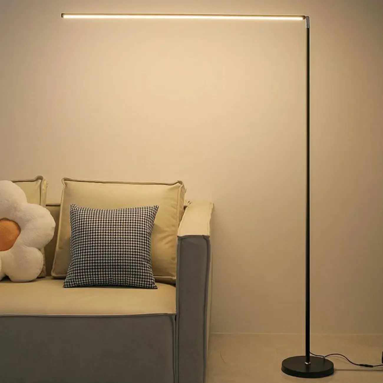 3 Color Temperature Dimmable LED Floor Lamp for Reading Image - 4