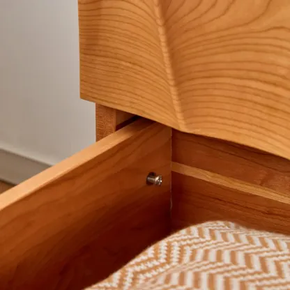 Modern Cherry Wood Lingerie Chest for Bedroom Image - 7