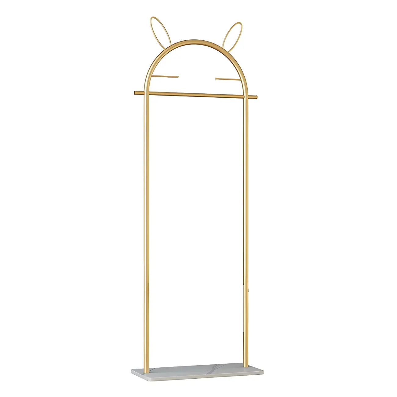 Modern Metal Coat Rack with Hooks & Shelf Image - 27 | homeyfad