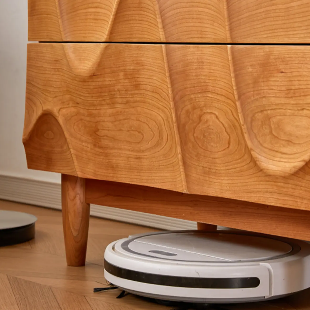 Modern Cherry Wood Lingerie Chest for Bedroom Image - 8 | homeyfad