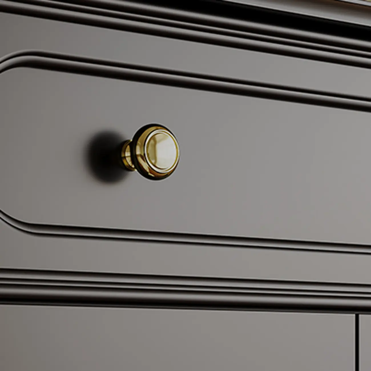 Wooden Display Cabinet with Stemware Shelf for Kitchen Image - 8 | homeyfad