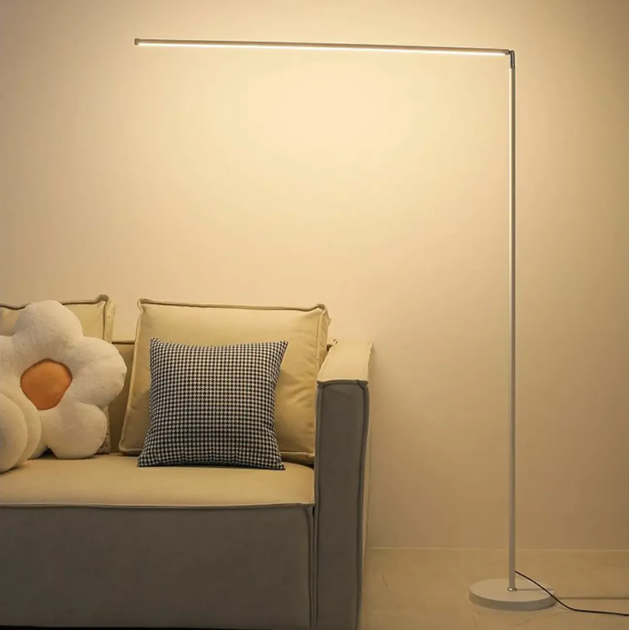 3 Color Temperature Dimmable LED Floor Lamp for Reading Image - 6