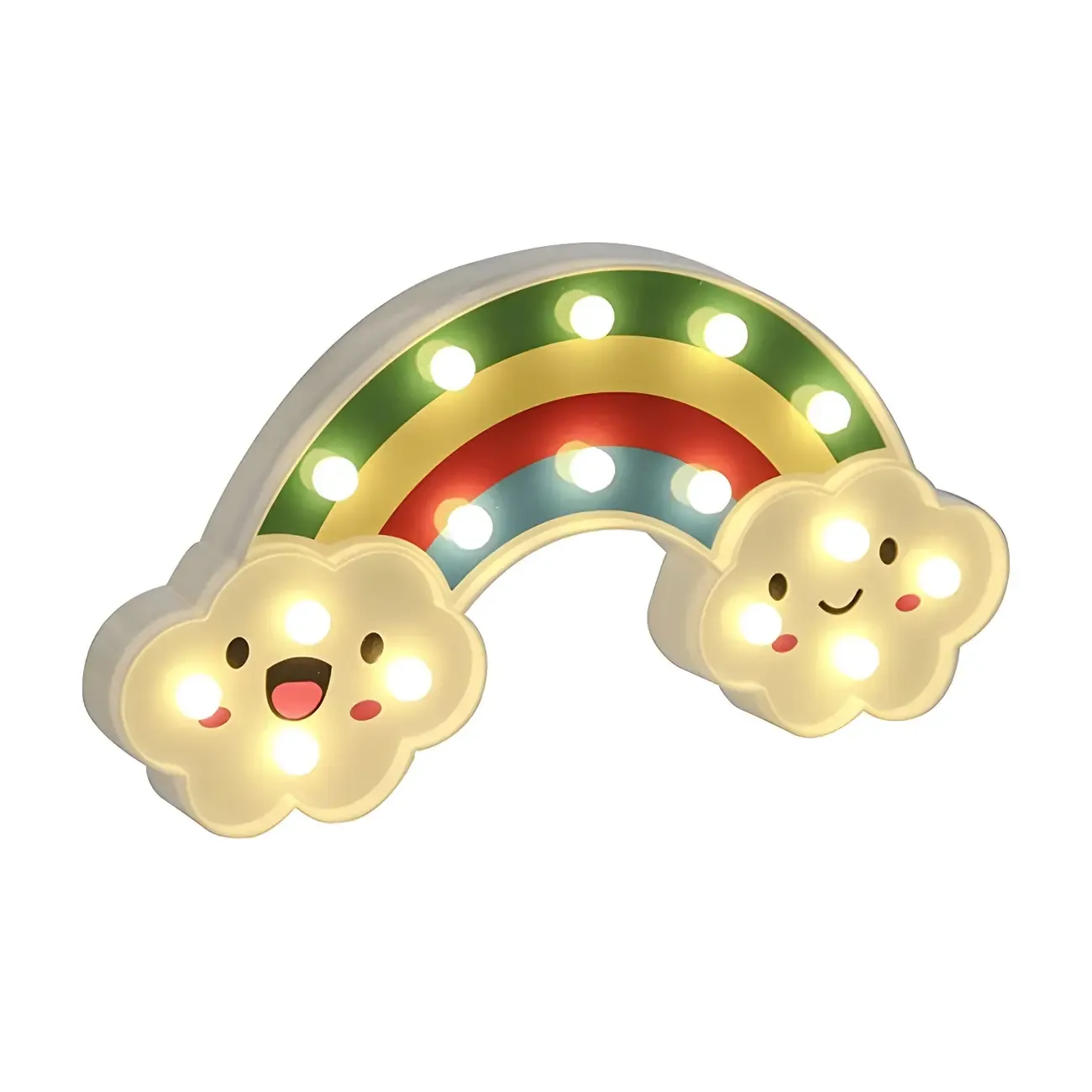 Lovely LED Rainbow Night Light Kids Room for Wall Decor Image - 4