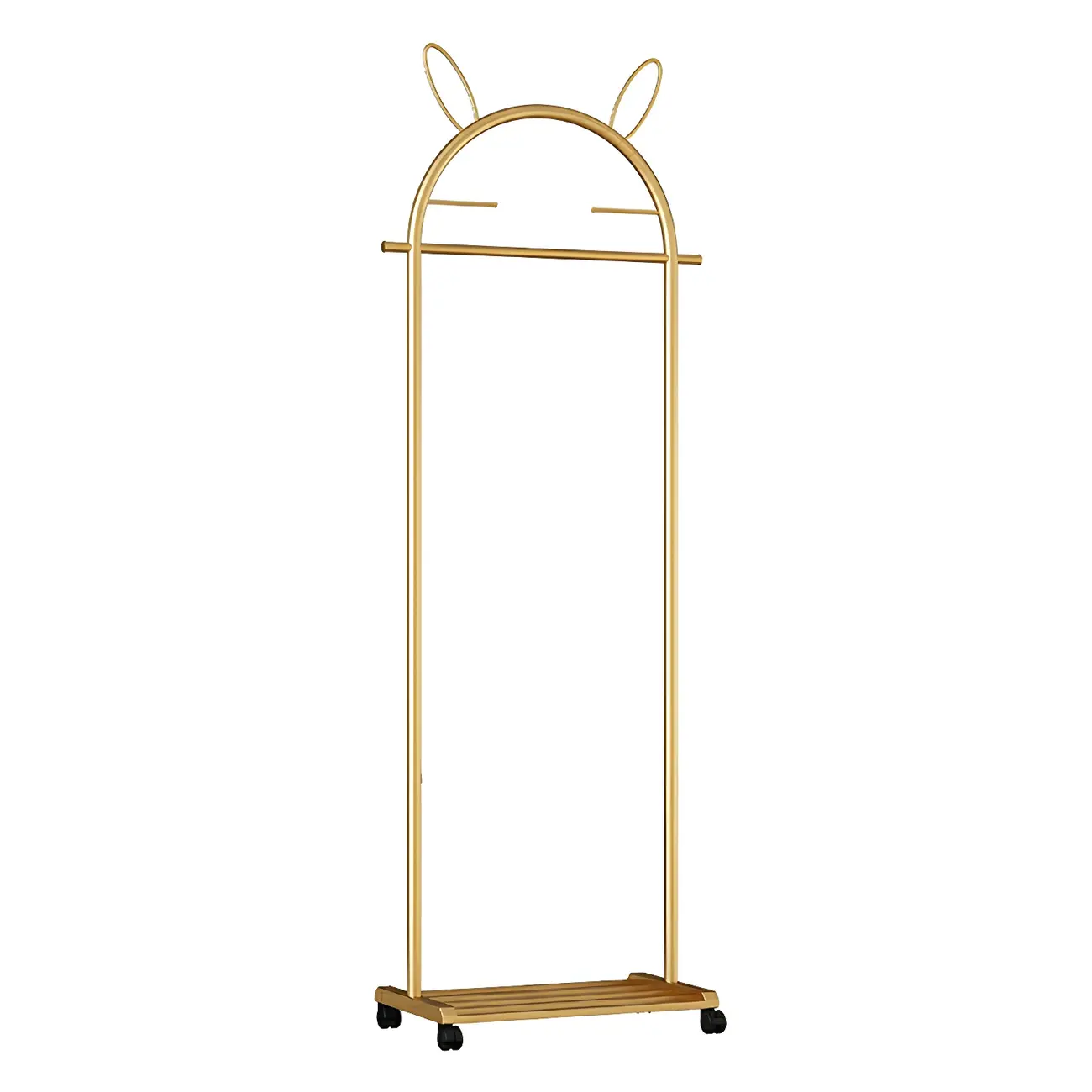 Modern Metal Coat Rack with Hooks & Shelf Image - 30 | homeyfad