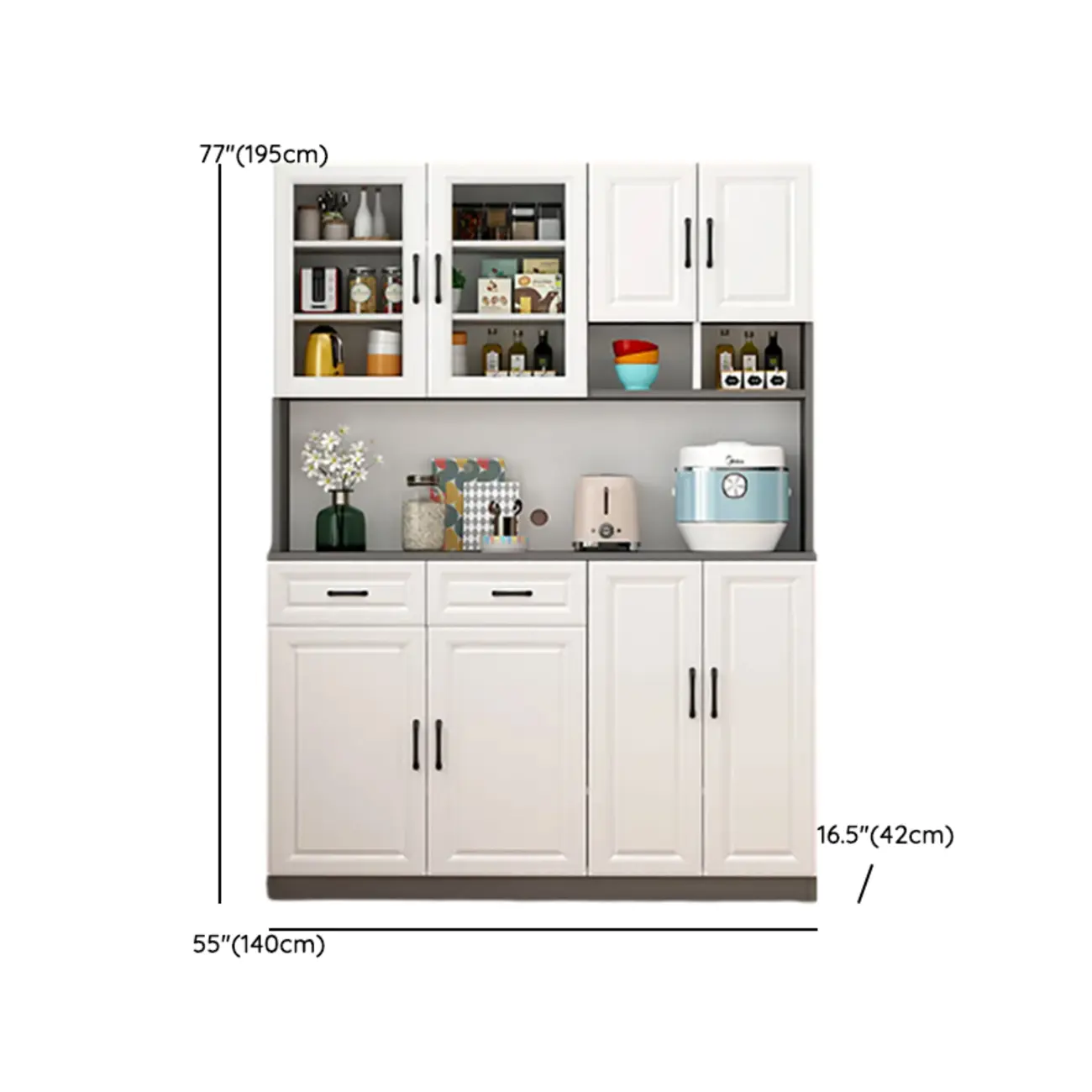 Childlike wooden Display Cabinets for Kitchen Image - 31 | homeyfad