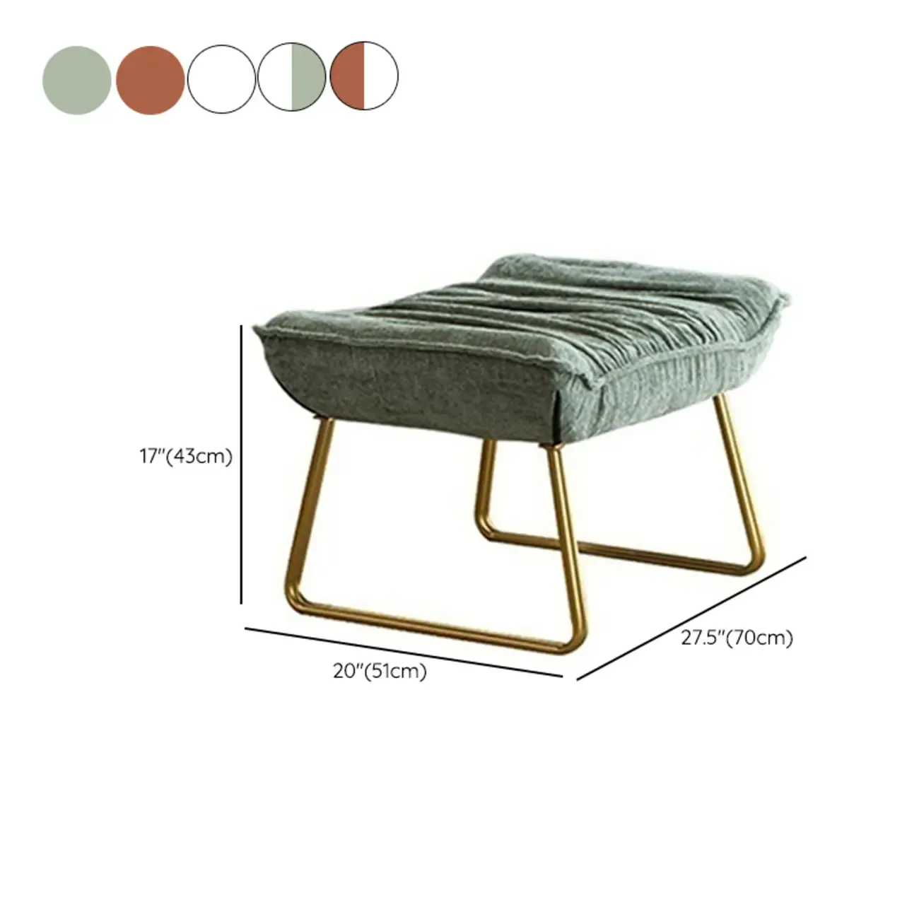 Modern Velvet Ergonomic Upholstered Rocking Chair for Nursery Image - 20