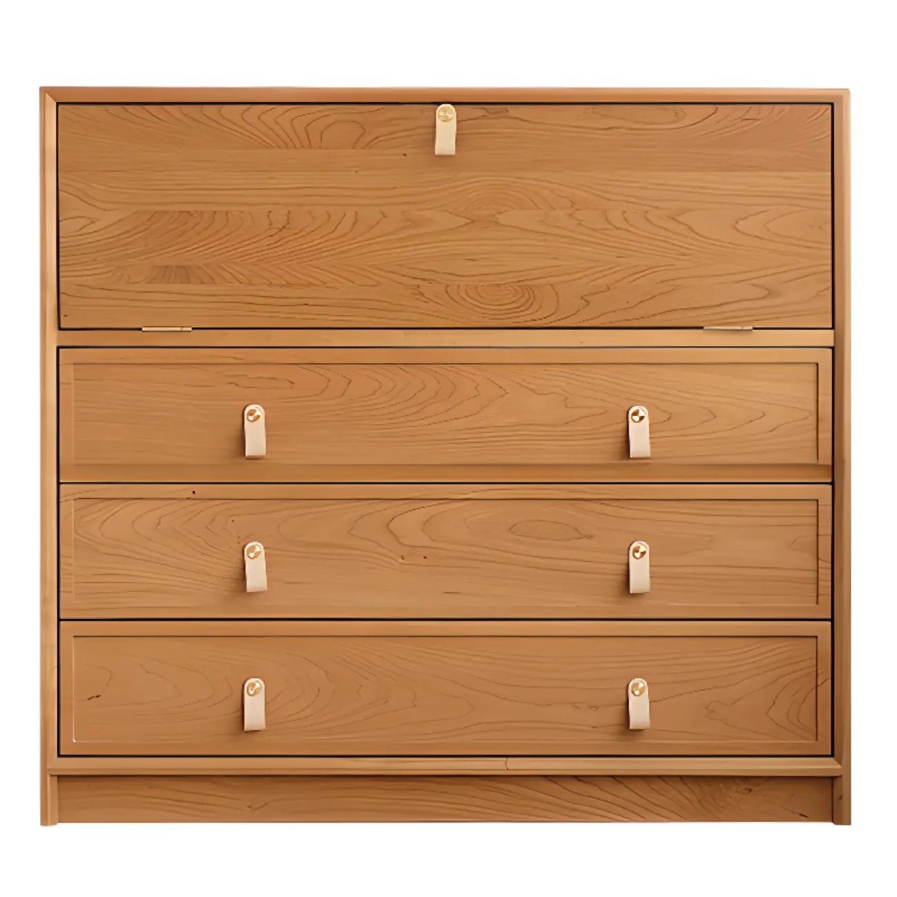 Classic Wooden Display Cabinet with Glass Doors for Living Room Image - 6 | homeyfad