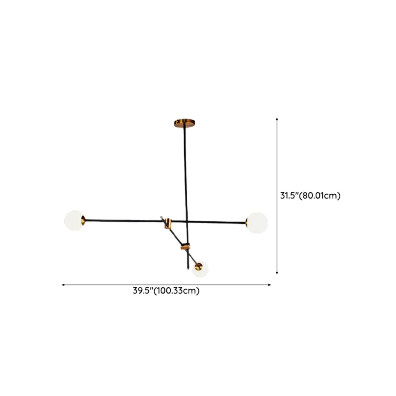 6-Light Modern Industrial Globe Chandelier with Sputnik Design Image - 19