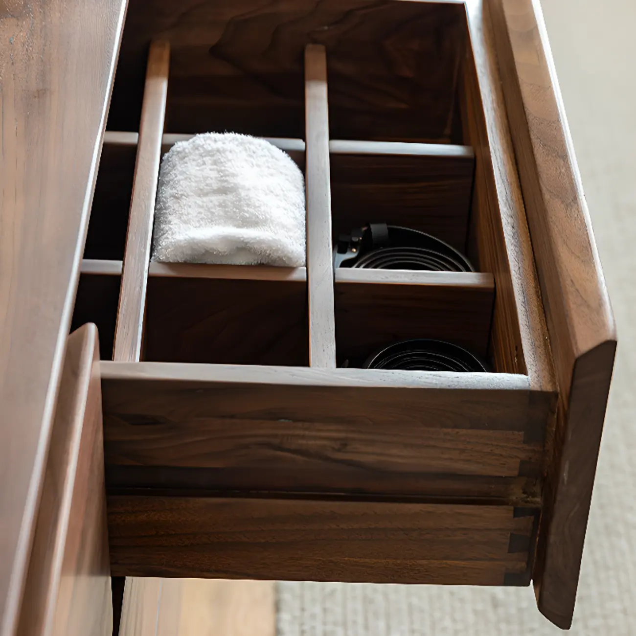 Dressers & Chests Modern Brown Wood WIth 9-Drawers Image - 11 | homeyfad